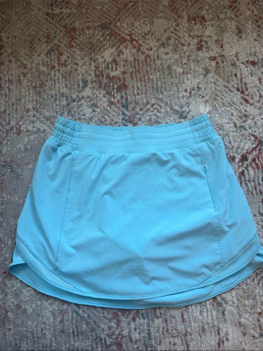 lululemon athletica light blue athletic skort